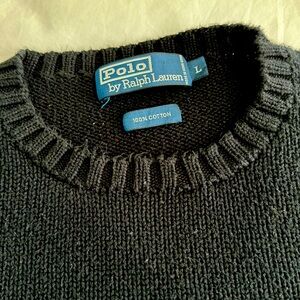 Polo men’s large cotton sweater. Great condition